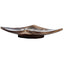 Mango Wood Square Carved Flowers Ashcatcher Incense Sticks Burner - Gift Arch