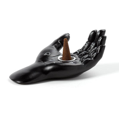 Mantric Hand/Tarot Hand Palm Incense Cone Burner Dish - Gift Arch