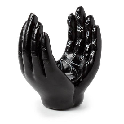 Mantric Hands/Tarot Hands Palms Open Incense Cone Burner - Gift Arch