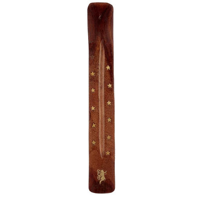 Sheehsam Wood Fairy Ashcatcher Incense Sticks Burner - Gift Arch