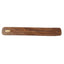 Sheesham Wood Ashcatcher Incense Stick Burner with Pale Wood Inlay - Gift Arch