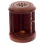 Sheesham Wood Carved Barrel Incense Cone Burner with Door - Gift Arch