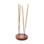 Sheesham Wood Round Ashcatcher Incence Burner with Butterfly Inlay - Gift Arch