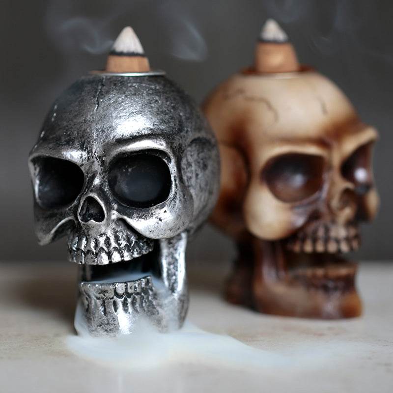 Small Skull Backflow Incense Burner - Gift Arch