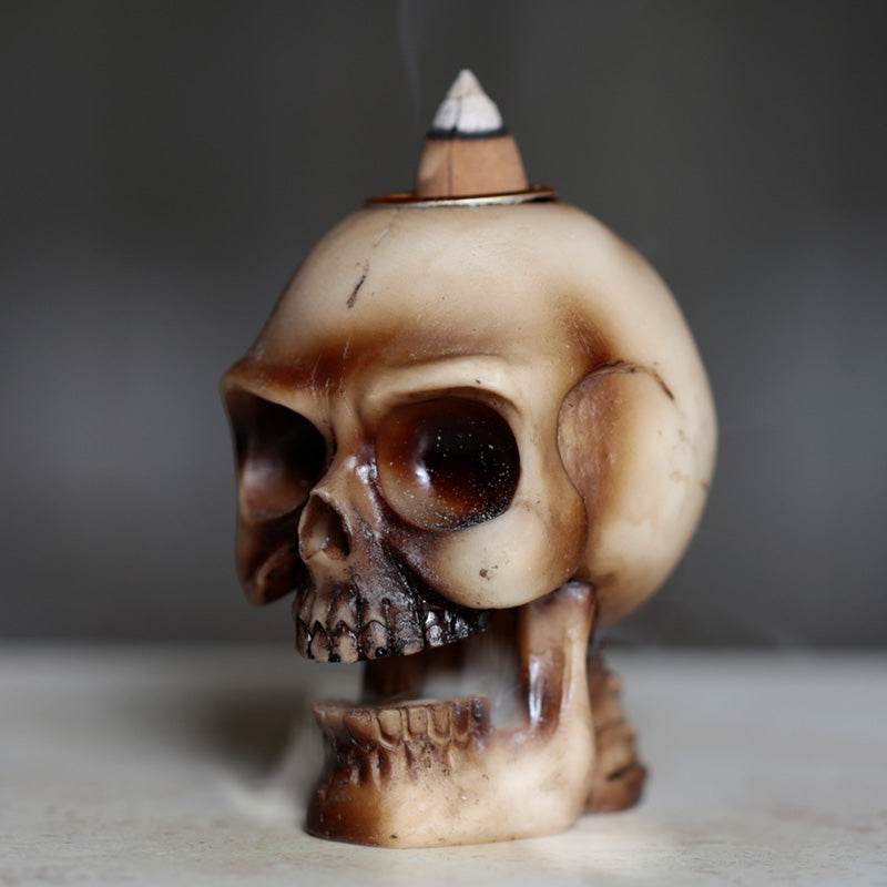 Small Skull Backflow Incense Burner - Gift Arch