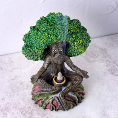 Wise Old Tree Man of the Forest Backflow Incense Burner - Gift Arch