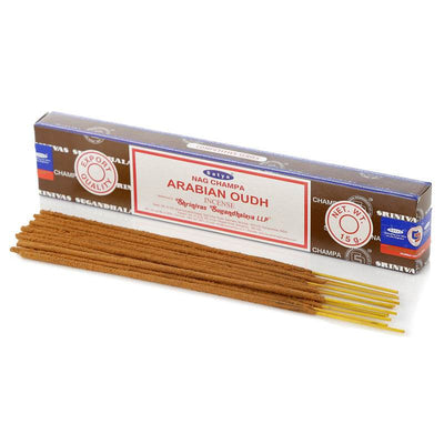 01343 Satya Arabian Oudh Nag Champa Incense Sticks - Gift Arch