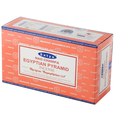 01351 Satya Egyptian Pyramid Nag Champa Incense Sticks - Gift Arch