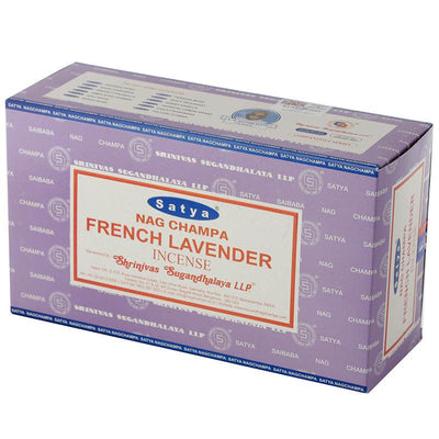 01353 Satya French Lavender Nag Champa Incense Sticks - Gift Arch