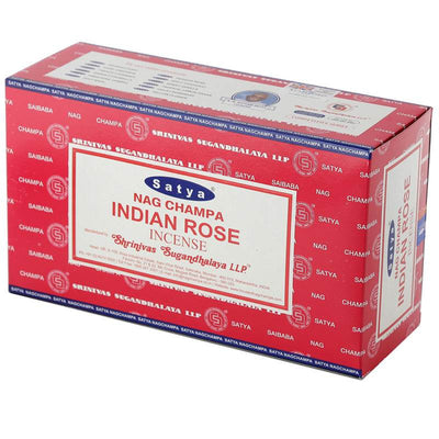 01360 Satya Indian Rose Nag Champa Incense Sticks - Gift Arch