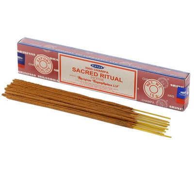 01416 Satya VFM Sacred Ritual Nag Champa Incense Sticks - Gift Arch