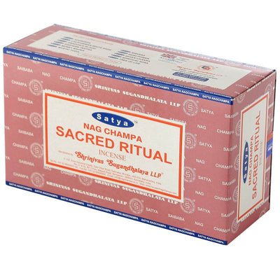 01416 Satya VFM Sacred Ritual Nag Champa Incense Sticks - Gift Arch