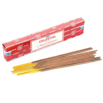 01470 Satya Celestial Nag Champa Incense Sticks - Gift Arch