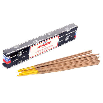 01471 Satya Midnight Nag Champa Incense Sticks - Gift Arch