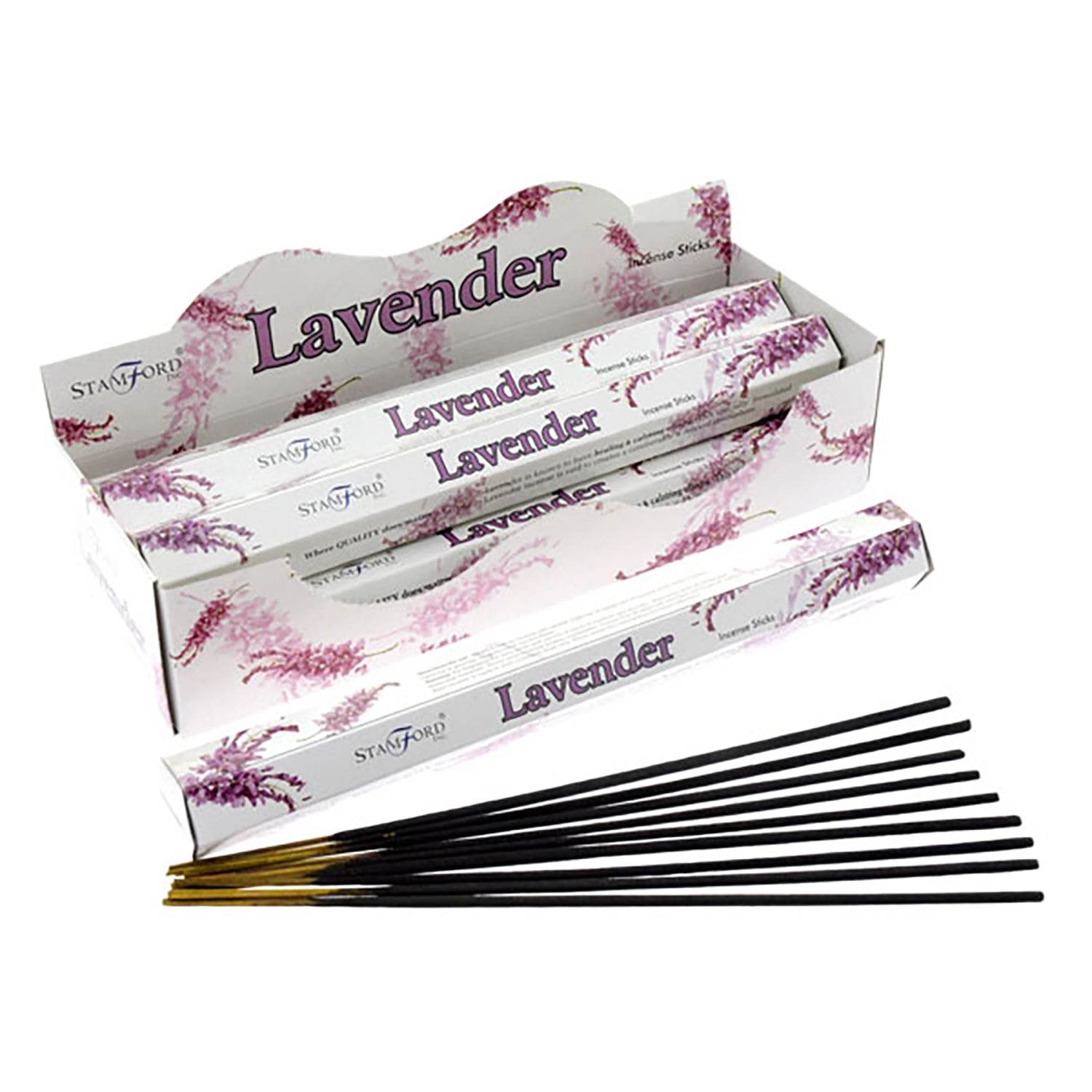 37102 Stamford Premium Hex Incense Sticks Lavender - Gift Arch