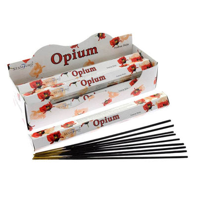 37106 Stamford Premium Hex Incense Sticks Opium - Gift Arch