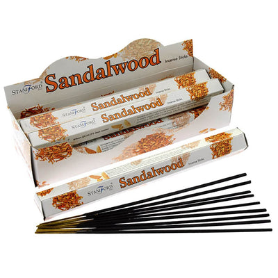 37107 Stamford Premium Hex Incense Sticks Sandalwood - Gift Arch