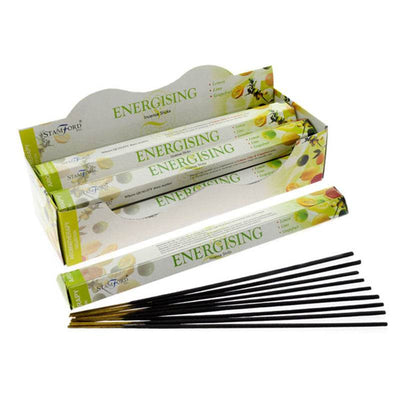 37115 Stamford Hex Aromatherapy Incense Sticks Energising - Gift Arch