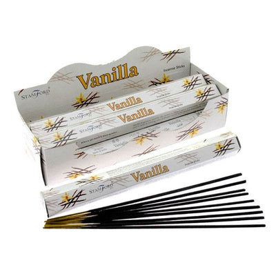 37121 Stamford Premium Hex Incense Sticks Vanilla - Gift Arch