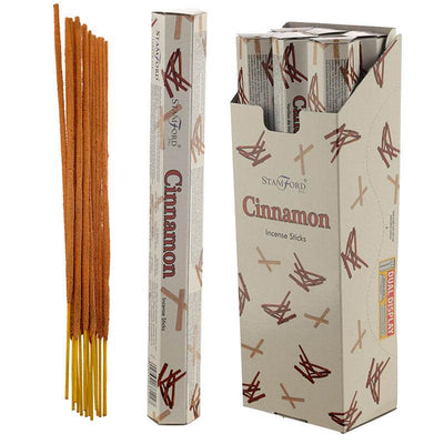 37122 Stamford Premium Hex Incense Sticks Cinnamon - Gift Arch