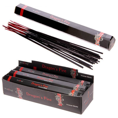 37128 Stamford Black Incense Sticks Dragons Fire - Gift Arch