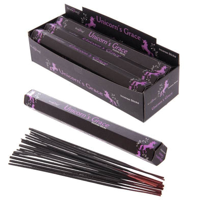 37136 Stamford Black Incense Sticks Unicorns Grace - Gift Arch