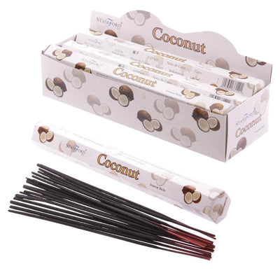 37140 Stamford Premium Hex Incense Sticks Coconut - Gift Arch