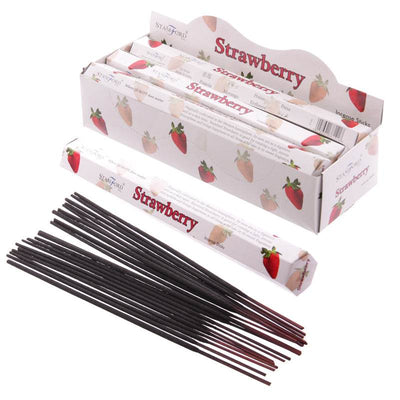 37141 Stamford Premium Hex Incense Sticks Strawberry - Gift Arch