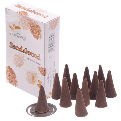 37164 Stamford Incense Cones Sandalwood - Gift Arch