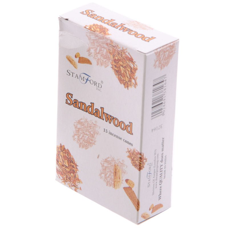 37164 Stamford Incense Cones Sandalwood - Gift Arch