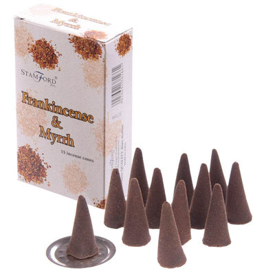 37166 Stamford Incense Cones Frankincense & Myrrh - Gift Arch