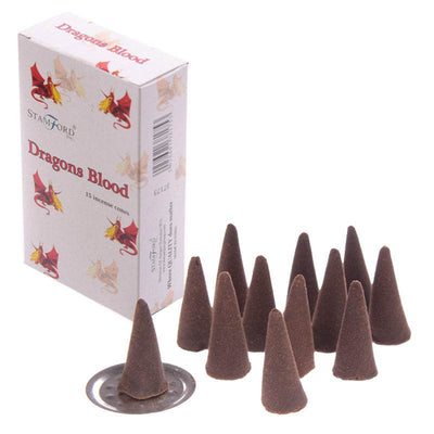 37175 Stamford Incense Cones Dragons Blood - Gift Arch