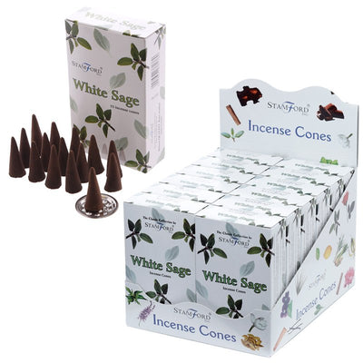 37176 Stamford Incense Cones White Sage - Gift Arch