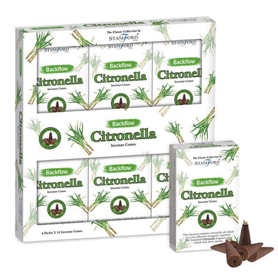 37423 Stamford Backflow Incense Cones Citronella - Gift Arch