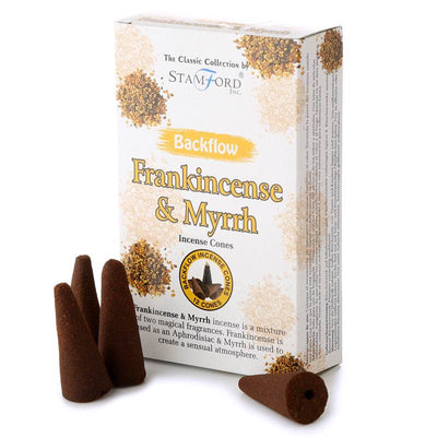 37425 Stamford Backflow Incense Cones Frankincense & Myrrh - Gift Arch