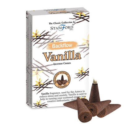 37431 Stamford Backflow Incense Cones Vanilla - Gift Arch