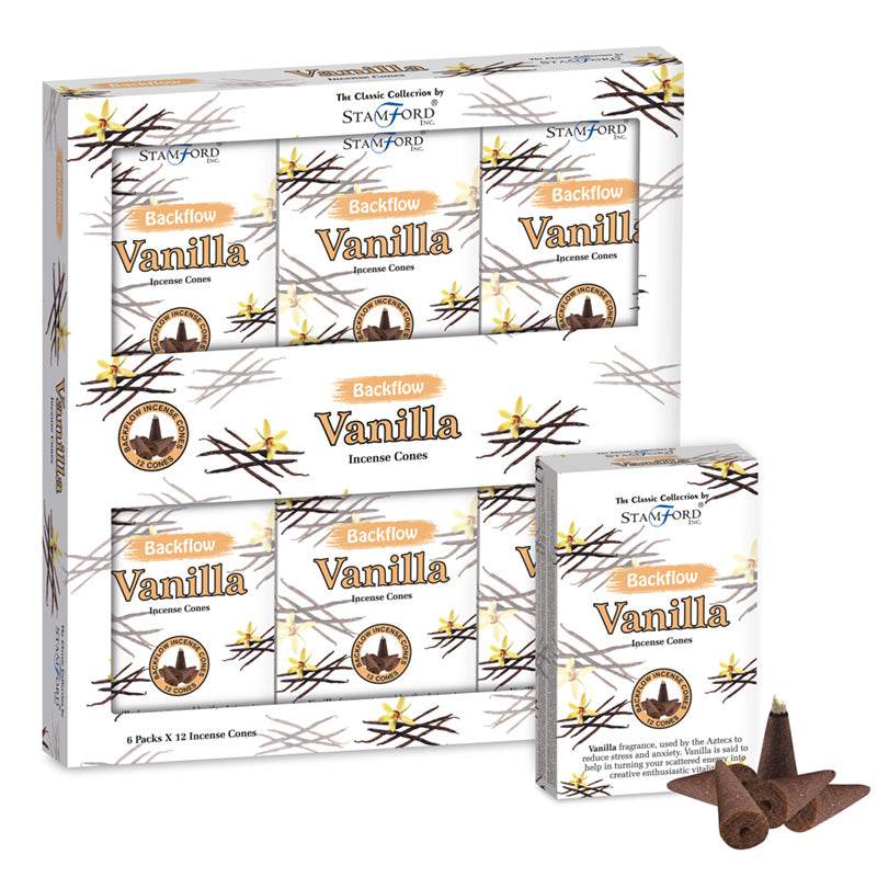 37431 Stamford Backflow Incense Cones Vanilla - Gift Arch