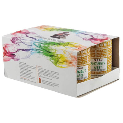 Goloka Backflow Natures Nest Incense Cones - Gift Arch