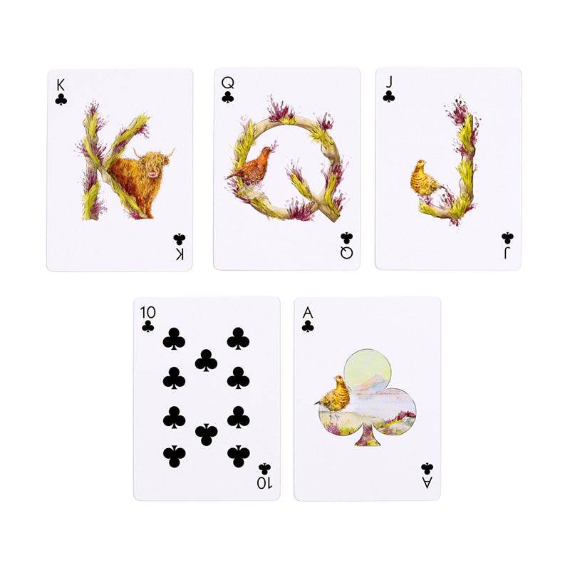Jan Pashley Highland Coo Standard Playing Card Deck - Gift Arch