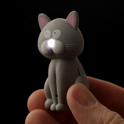 Cat LED Keyring with Meowing Sound - Gift Arch