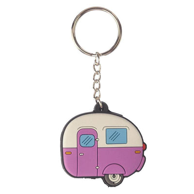 Home is Where You Park It Caravan PVC Key Cover Keyring - Gift Arch