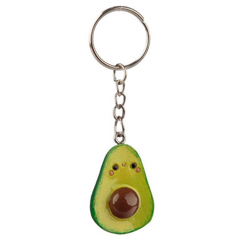 Kawaii Avocado Set of 2 Keyrings - Gift Arch
