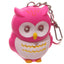 Pink & Blue Hooting Owl LED Keyring with Sound - Gift Arch