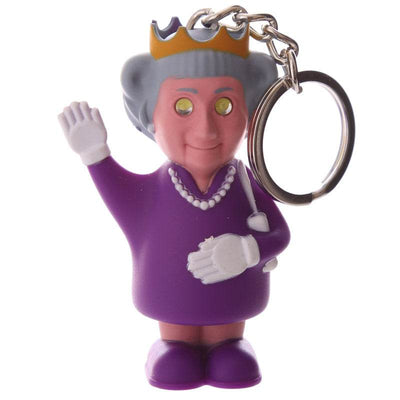 Queen LED Keyring with Sound (Rule Britannia) - Gift Arch