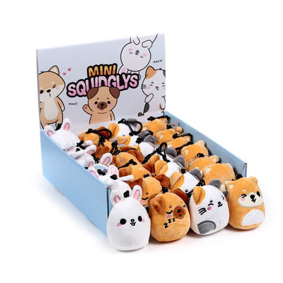 Squidglys Adoramals Pets Plush Mini Keyring - Gift Arch