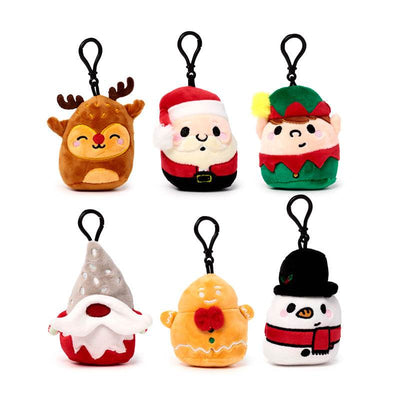 Squidglys Festive Friends Christmas Plush Keyring - Gift Arch