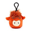 Squidglys Scotland Souvenir Plush Mini Keyring - Gift Arch