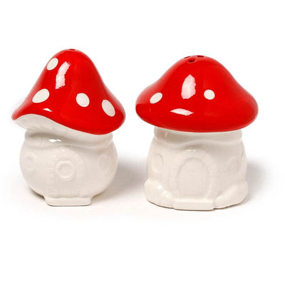 Fairy Toadstool House Ceramic Salt & Pepper Set - Gift Arch