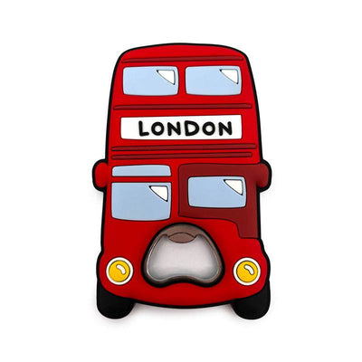 London Souvenir Red London Bus PVC Bottle Opener - Gift Arch