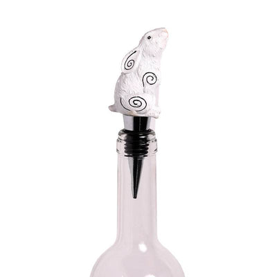 Moon Gazing Hare Bottle Stopper - Gift Arch